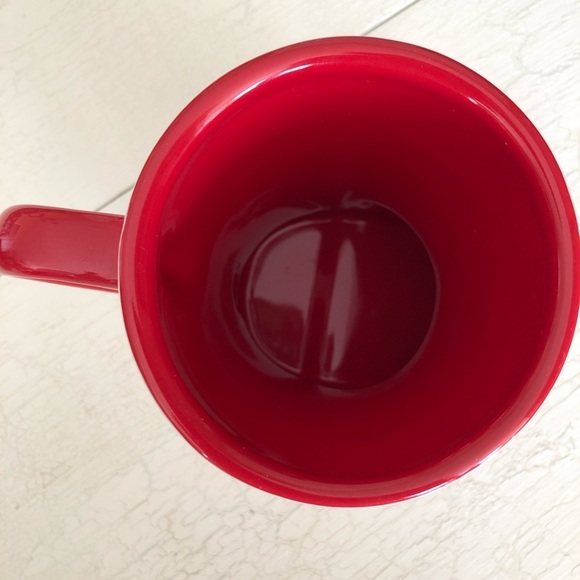 Potter’s Studio Tree Farm Christmas Mug with Red Truck and Novelty Tree Insert - Picture 5 of 8